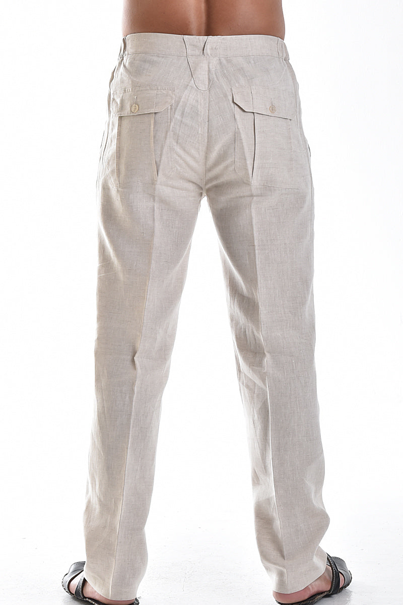 Mens Comfy Cotton Linen Pants Drawstring Elastic Waist Lightweight Beach  Pants Comfortable Soft Casual Trousers - Walmart.com